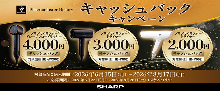 SHARP プラズマクラスタードライヤー Plasmacluster Beauty ルミナス