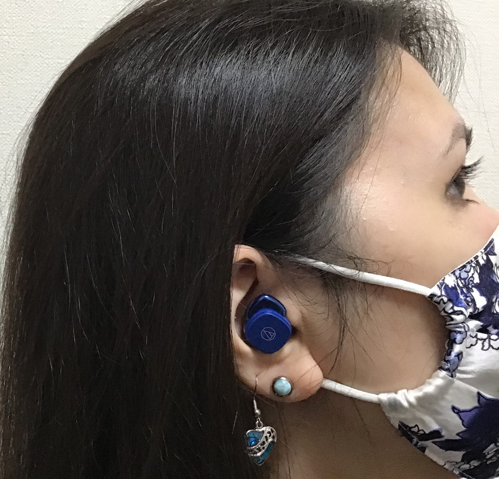 女子家電レポ：小さくてかわいいスクエア型！完全ワイヤレスイヤホン