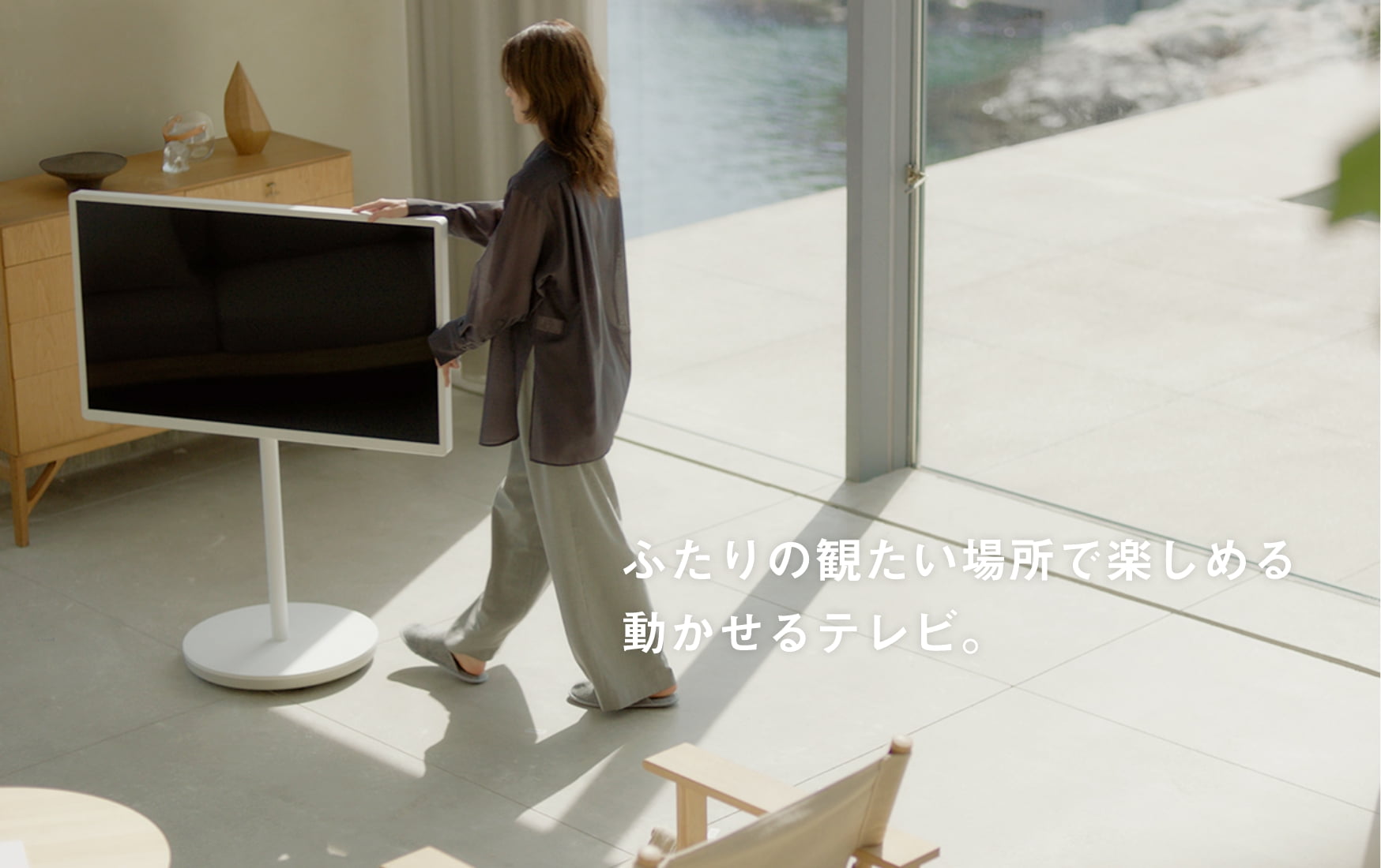 ���C�A�E�g�t���[�e���r�@�ʐ^1�@�ӂ���̊ς����ꏊ�Ŋy���߂铮������e���r�B