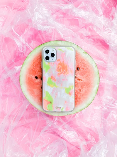 iPhone 12 Pro Max AntiMicrobial Clear Coat WATERMELON GLOW