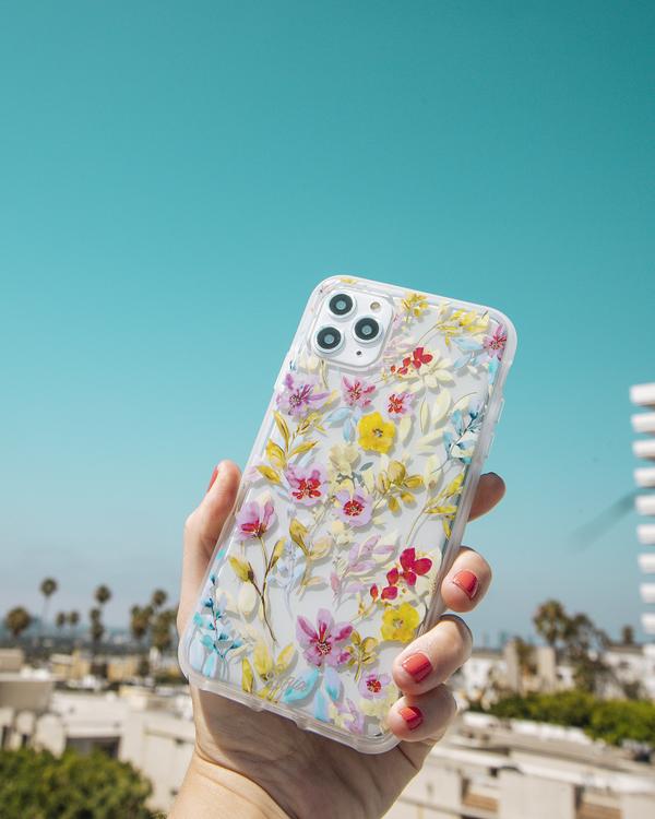 iPhone 12 mini AntiMicrobial Clear Coat PRAIRIE FLORAL