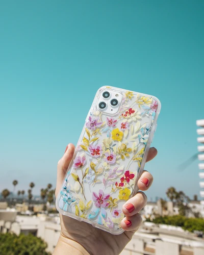 iPhone 12 Pro Max AntiMicrobial Clear Coat PRAIRIE FLORAL