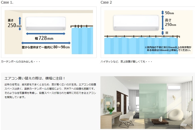 エアコン nocria(ノクリア) Cシリーズ【主に18畳/ 5.6KW/ 200V/ホワイト/ 2021年モデル】★