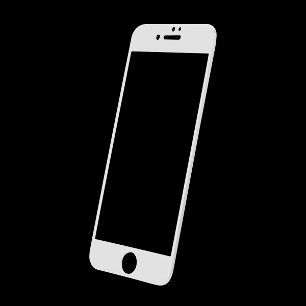 iPhone7Plus ガラス 9H 全面 U-COVER BLカット 0.26mm/ホワイト