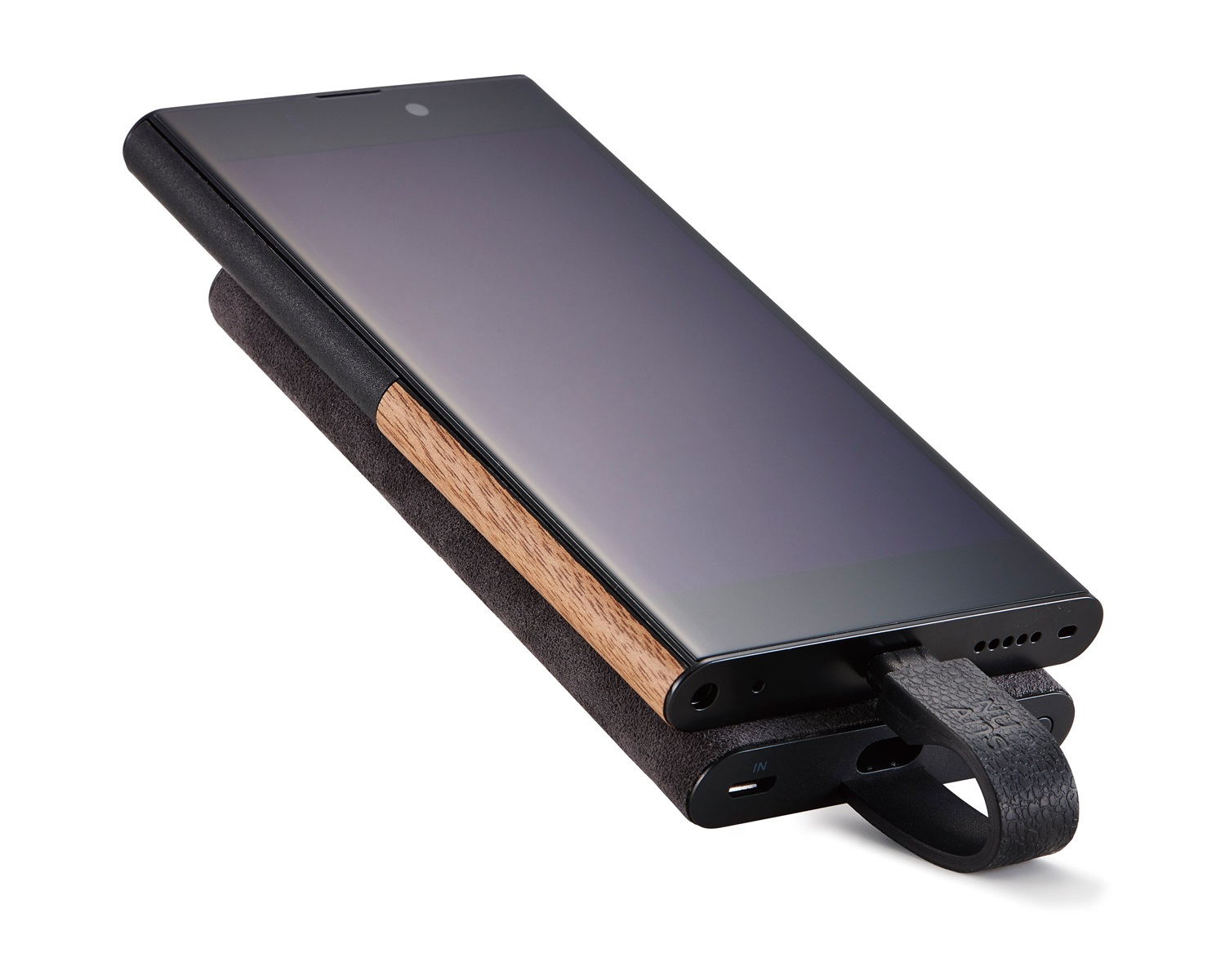 NuAns TAGPLATE Type-C付きモバイルバッテリー 6000mAh ダークウッド