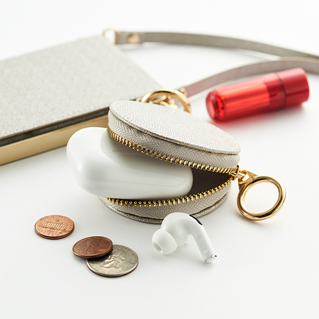 iPhone 12 mini Cross Body Case Glitter Series prism gold