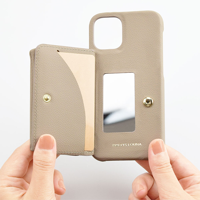iPhone 12 / 12 Pro Clutch Ring Case beige