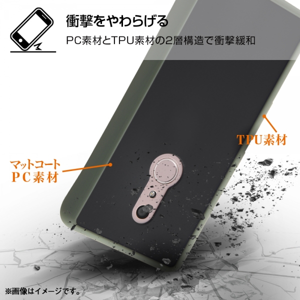 arrows Be4 耐衝撃マットハイブリッド BABY SKIN/カーキ・グリーン