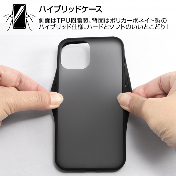iPhone 12 / 12 Pro 耐衝撃マットハイブリッド Sarafit/カーキ