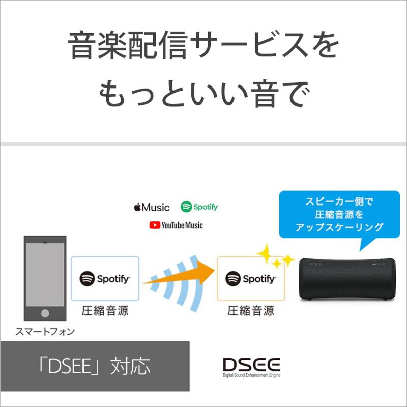 ワイヤレススピーカー【最長25時間再生/Bluetooth/防水//ライトグレー】