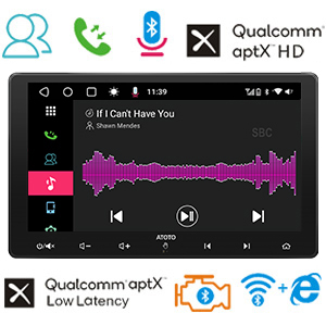 S8シリーズ-通用-ダブルディン 173*97タッチパネル-10.1インチ 6G+128G 2.4G/5G WIFI 4GLTE -Ultra Plus