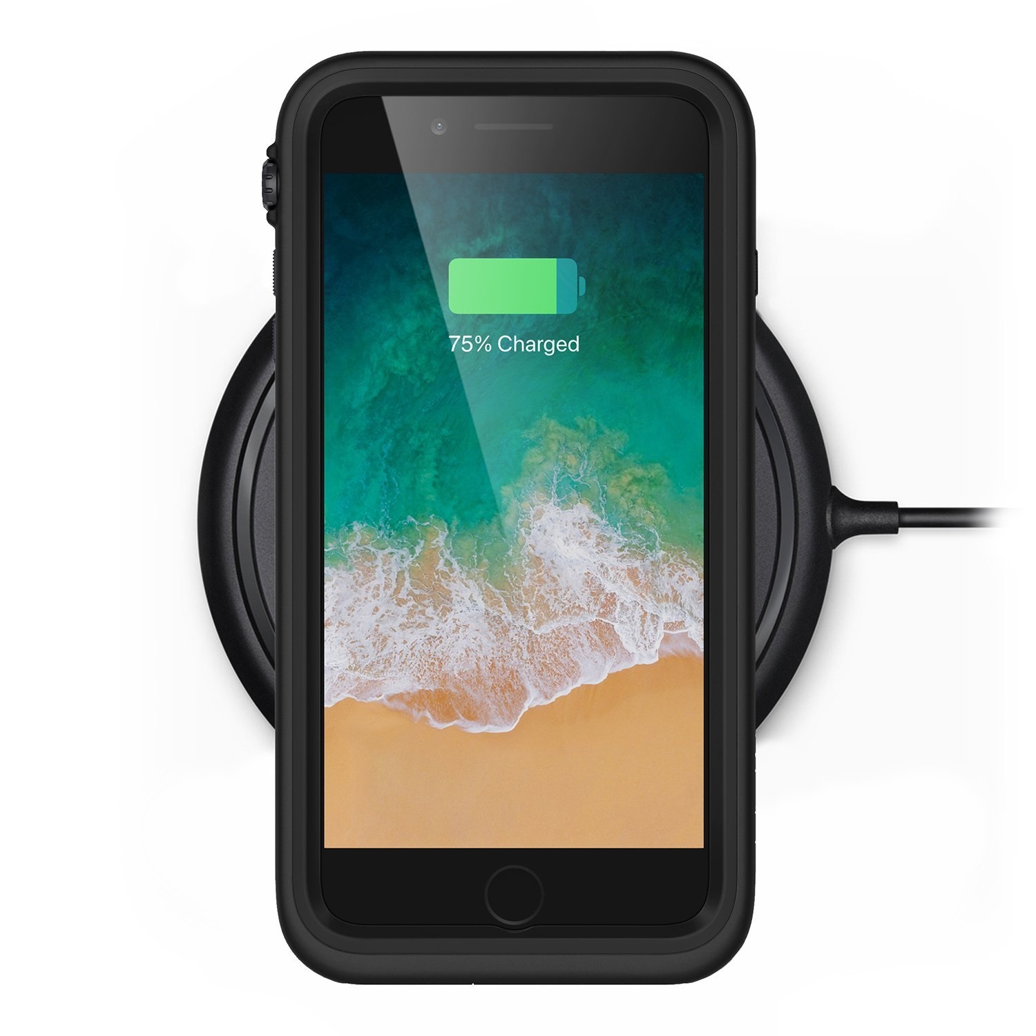 iPhone 8 Plus/7 Plus 完全防水ケース ブラック CT-WPIP175-BK