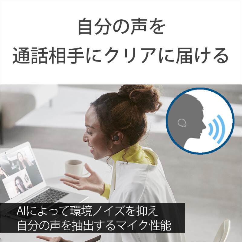 SONY WF-LS900N-BC イヤホン LinkBudsS【ワイヤレス(左右分離)/Bluetooth/ノイズキャンセリング対応/マイク対応/ ブラック】 | ノジマオンライン