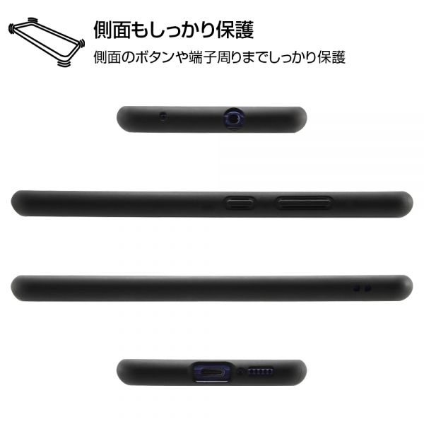 Galaxy A41 耐衝撃ハイブリッド Puffull/ブラック