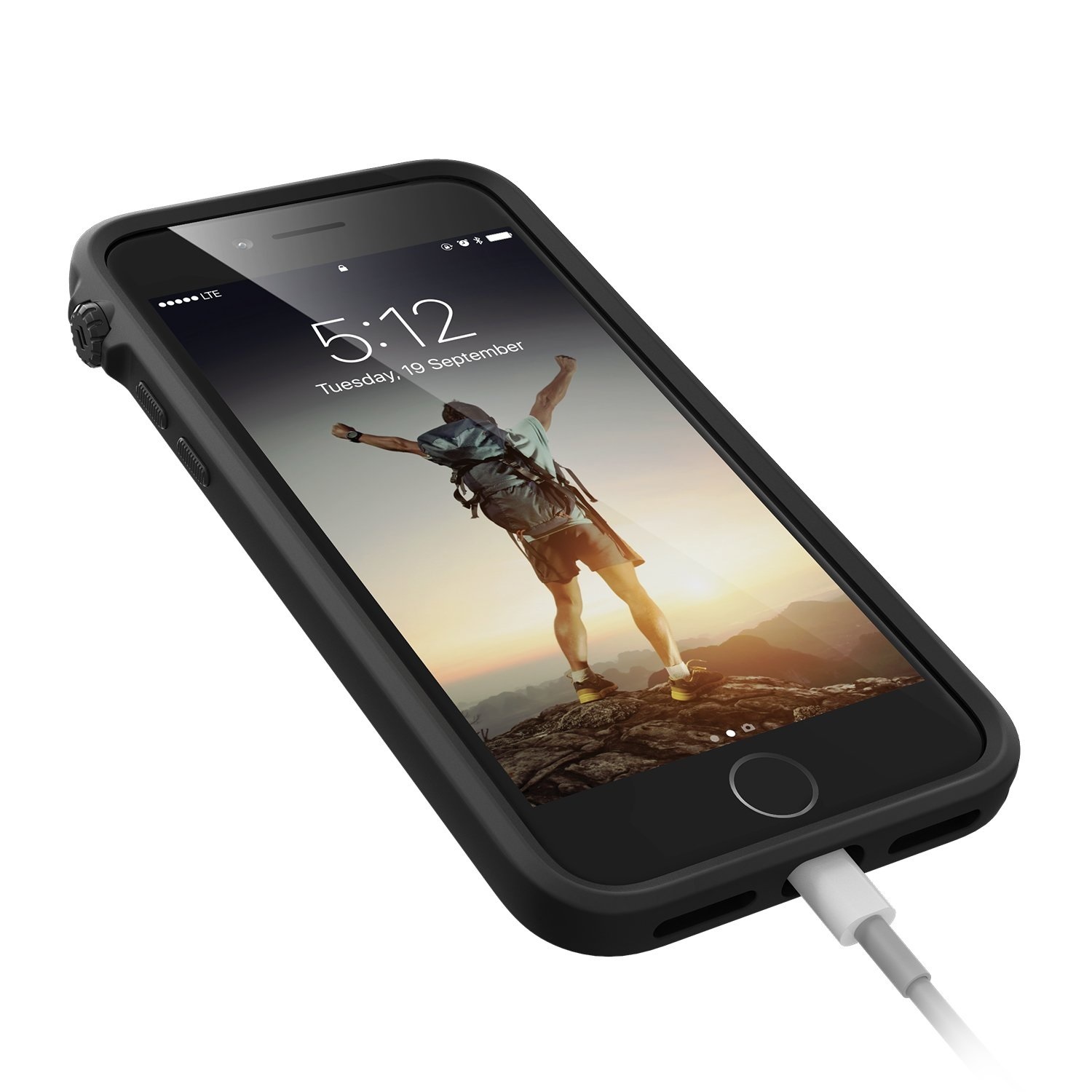 iPhone SE(第2世代) 衝撃吸収ケース ブラック