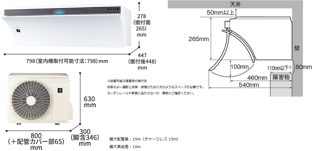 エアコン N-Pシリーズ【主に18畳/ 5.6KW/ 200V/ホワイト/2021年モデル/COCORO AIR/