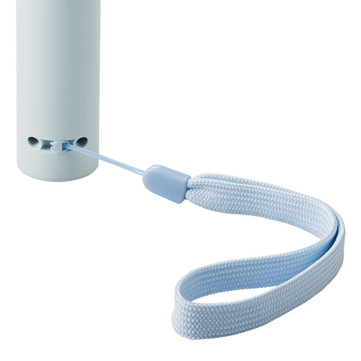USB扇風機/充電可能/ハンディ/充電スタンド付/ブルー