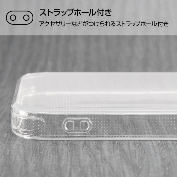iPhone 12 / 12 Pro TPUソフト リング付/ブラック
