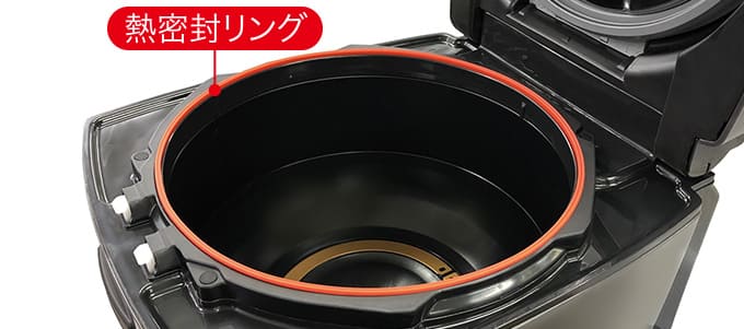 IH炊飯ジャー炊飯器 5.5合炊き 炭炊釜 黒曜（5層厚釜）