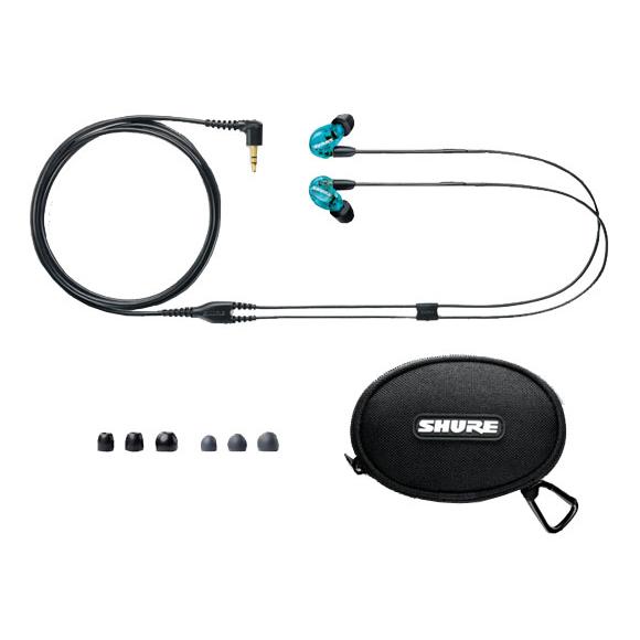 SHURE SE215SPE-A イヤホン【1.16ｍ/カナル型/ブルー】 | ノジマオンライン