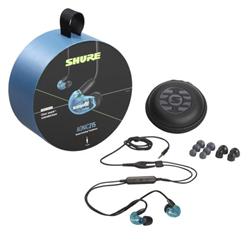 SHURE AONIC 215 有線 マイク付き SE215DYBL+UNI-A SHURE イヤホン AONIC215【カナル型/リモコン・マイク対応/φ3.5mm/ミニ