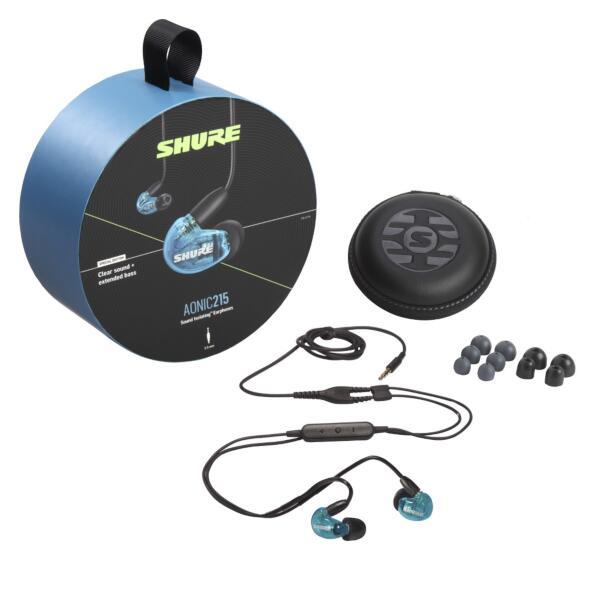 SHURE イヤホン AONIC215【カナル型/リモコン・マイク対応/φ3.5mm/ミニ