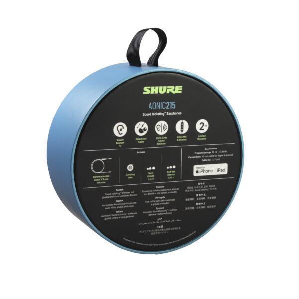 SHUREイヤホンまとめ売り SHURE シュアー イヤホン ワイヤレス SE21DYBL+TW2-A AONIC215