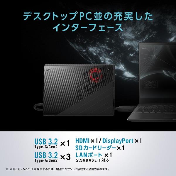 ASUS GC33Y-021 外付けGPUボックス ROG XG Mobile GC33Y【2023年3月