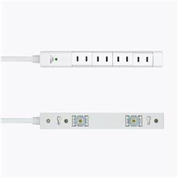 ELSONIC EPTC24RO マグネット付き回転タップ【2m/4個口/ホワイト