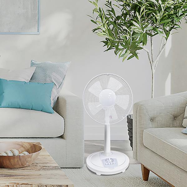 ELSONIC AC扇風機【ACモーター/5枚羽根/自動首振り/風量3段階/切