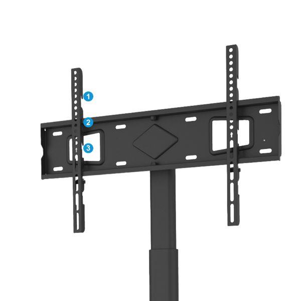 ELSONIC 壁寄せテレビスタンド ブラック ED-KYTS01 | ノジマオンライン