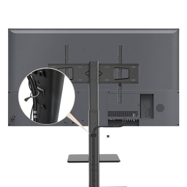 ELSONIC 壁寄せテレビスタンド ブラック ED-KYTS01 | ノジマオンライン