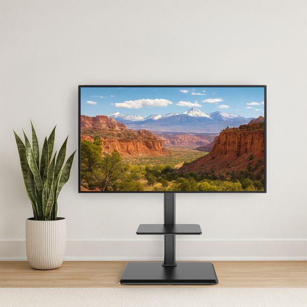 ELSONIC 壁寄せテレビスタンド ブラック ED-KYTS01 | ノジマオンライン