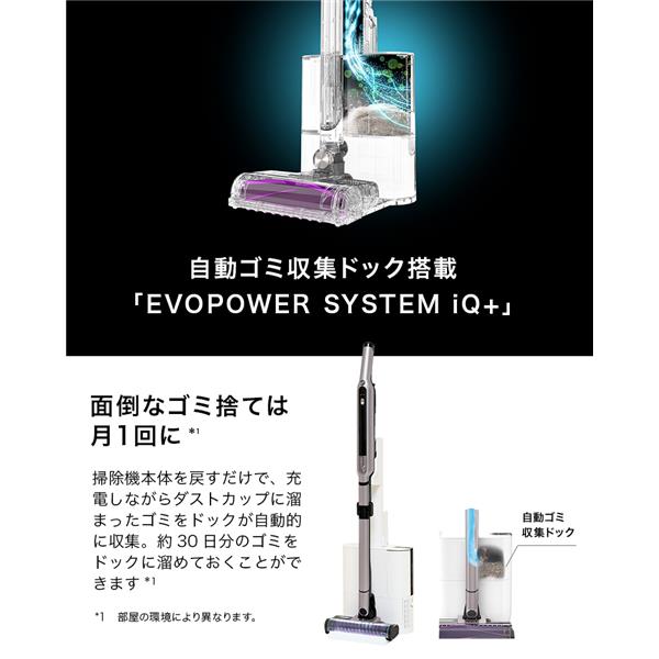 SharkNinja CS851JMVAE スティッククリーナーEVOPOWER SYSTEM iQ+【IQ