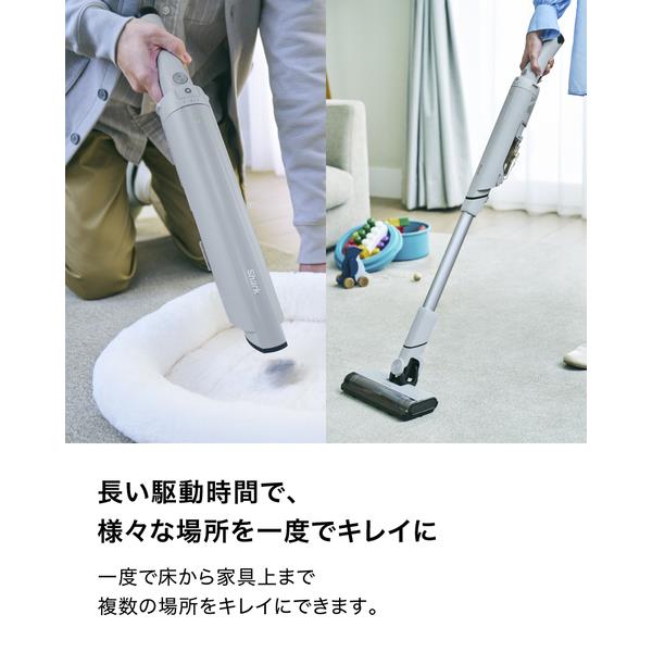 SharkNinja スティッククリーナー EVOPOWER SYSTEM FIT グレー