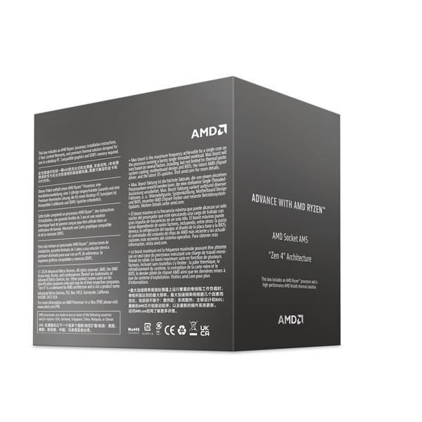 AMD CPU Ryzen 7 8700F With Wraith Stealth Cooler (8C/16T4