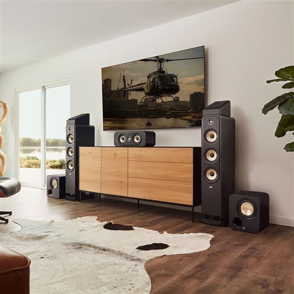 POLK サブウーファー【ハイパフォーマンス/100W/ブラック・アッシュ