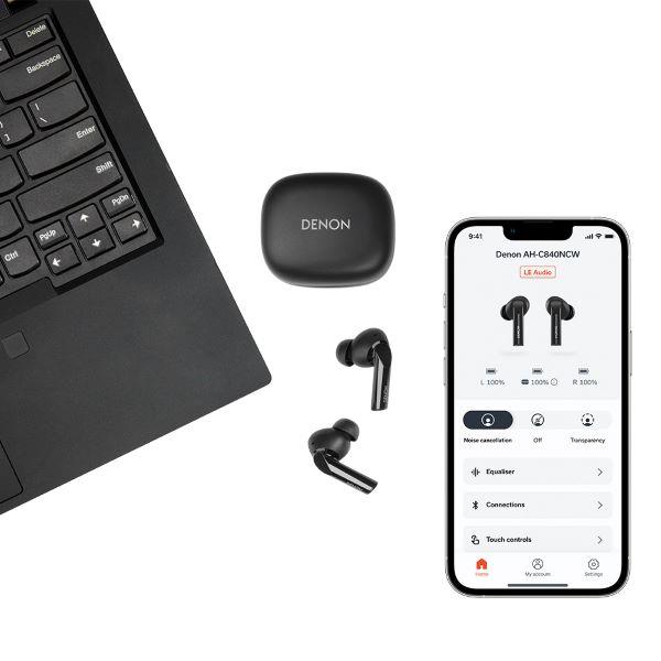 DENON イヤホン 完全ワイヤレス Bluetooth ノイズキャンセリング搭載
