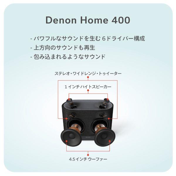 DENON 高音質ネットワークスピーカー 簡単セットアップ Amazon Music&