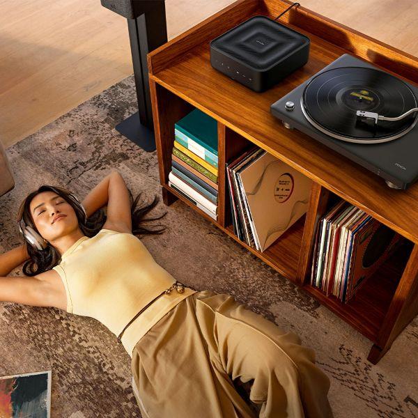 DENON ベルトドライブ レコードプレーヤー【33- 1/3、45、78回転