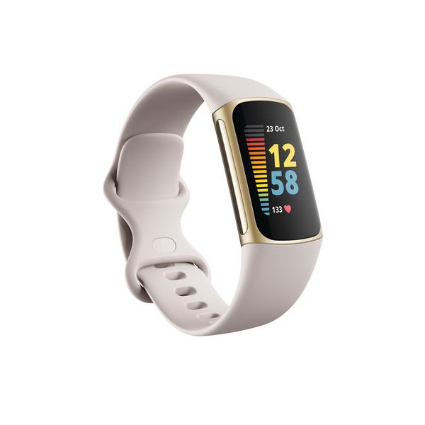 fitbit FB421GLWT-FRCJK Fitbit Charge5 フィットネストラッカー ルナ ...