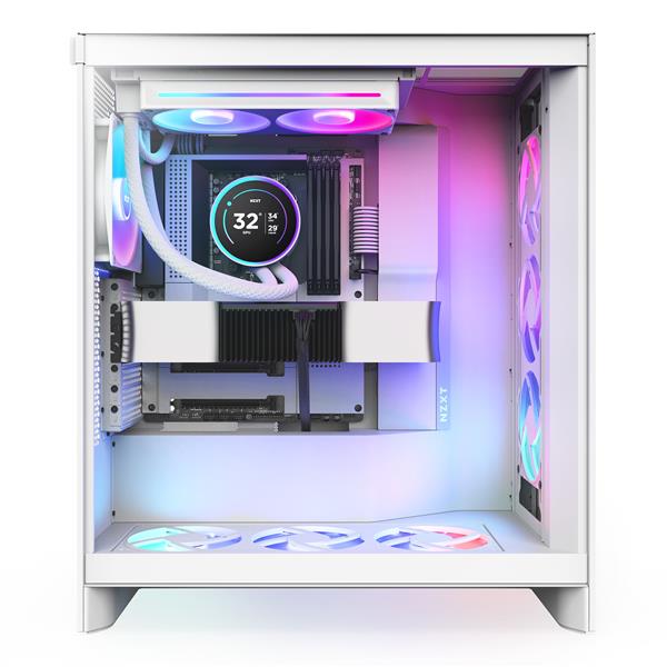 NZXT CPUクーラー NZXT Kraken Elite 240 RGB v2 White RL-KR24E-W2