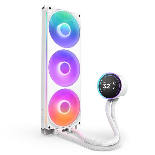 NZXT CPUクーラー Kraken Elite 420 RGB V2 (White) RL-KR42E-W2