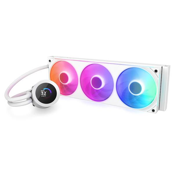 NZXT CPUクーラー Kraken Plus 360 RGB v2(White) RL-KR360-W2