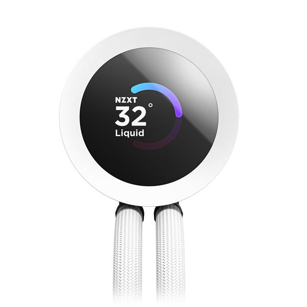 NZXT CPUクーラー Kraken Plus 360 RGB v2(White) RL-KR360-W2