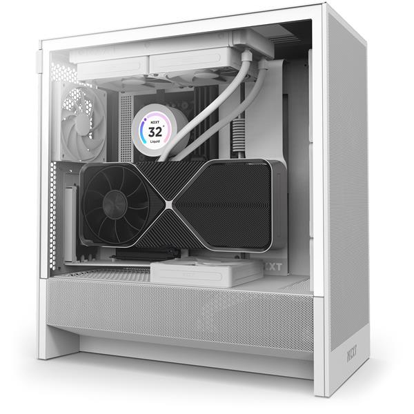 NZXT PCケース H5 Flow v2 White CC-H52FW-01 | ノジマオンライン