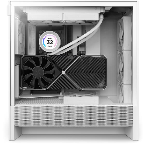 NZXT CC-H52FW-01 PCケース H5 Flow v2 White | ノジマオンライン
