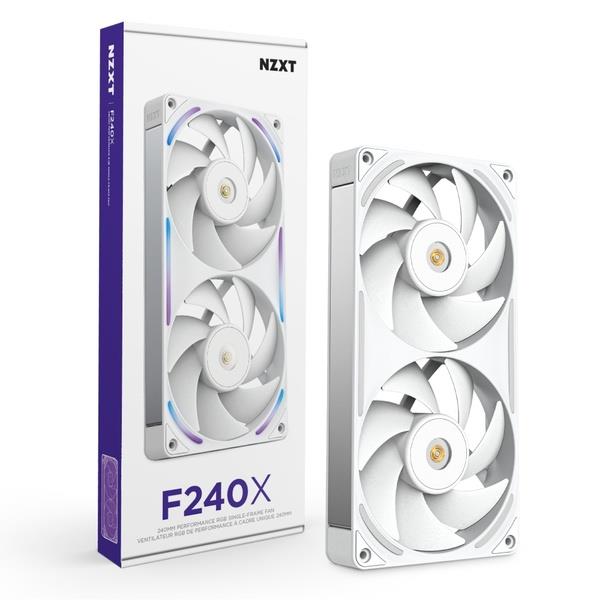 NZXT ケースファン NZXT F240X RGB White RF-U24PN-W1 | ノジマオンライン