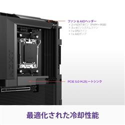 NZXT N7 B850 ATXゲーミング マザーボード ブラック N7-B85XT-B1