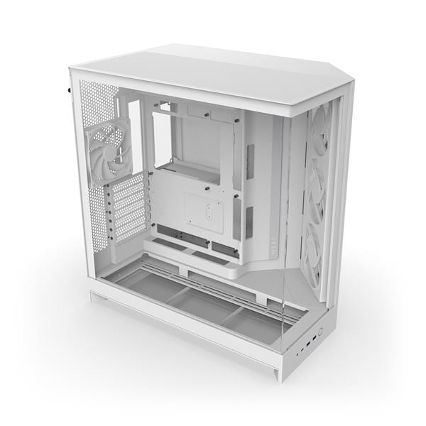 NZXT PCケース H9 Flow RGB (2025) - White CM-H92FW-R1 | ノジマ